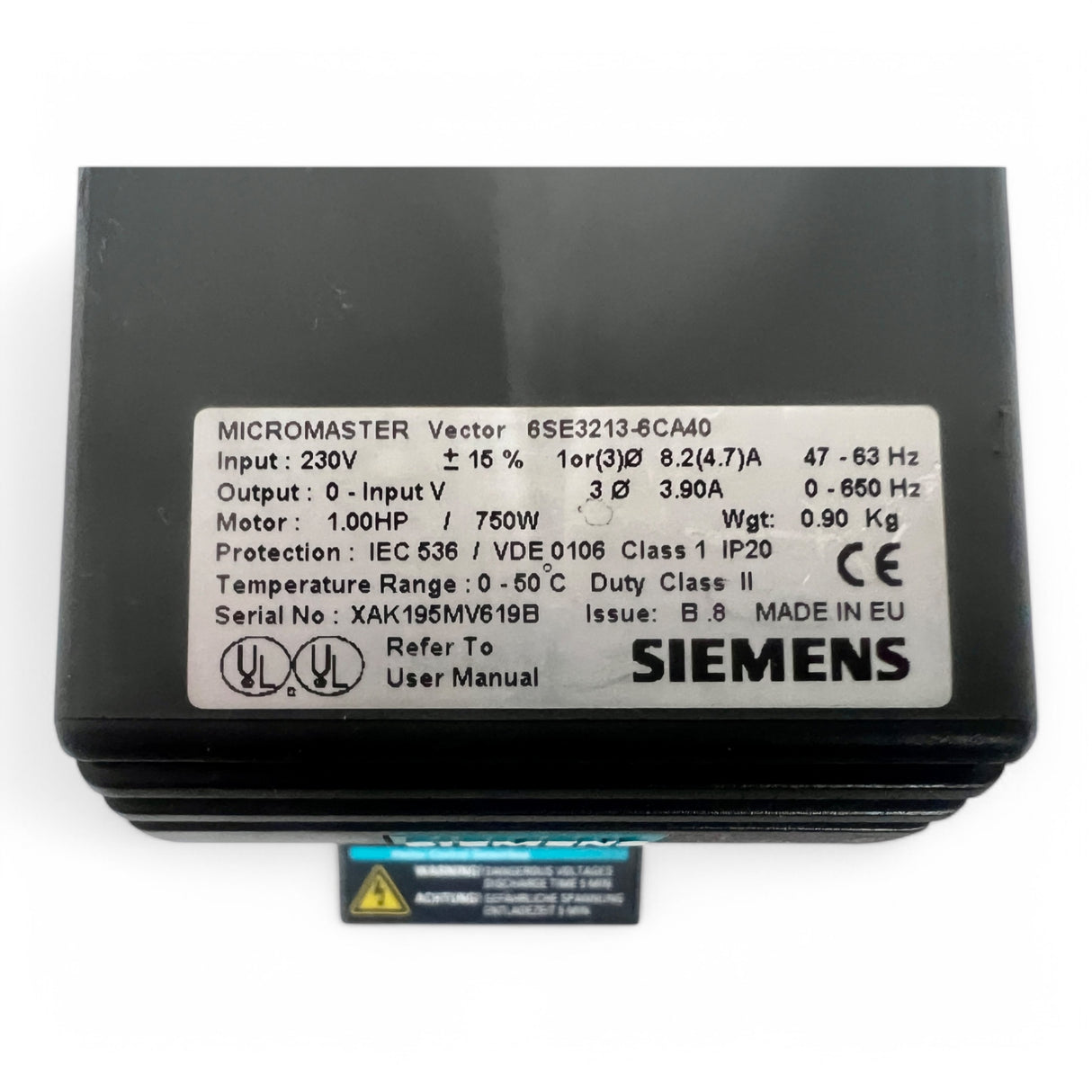 Siemens MICROMASTER Vector 6SE3213-6CA40 Frequenzumrichter