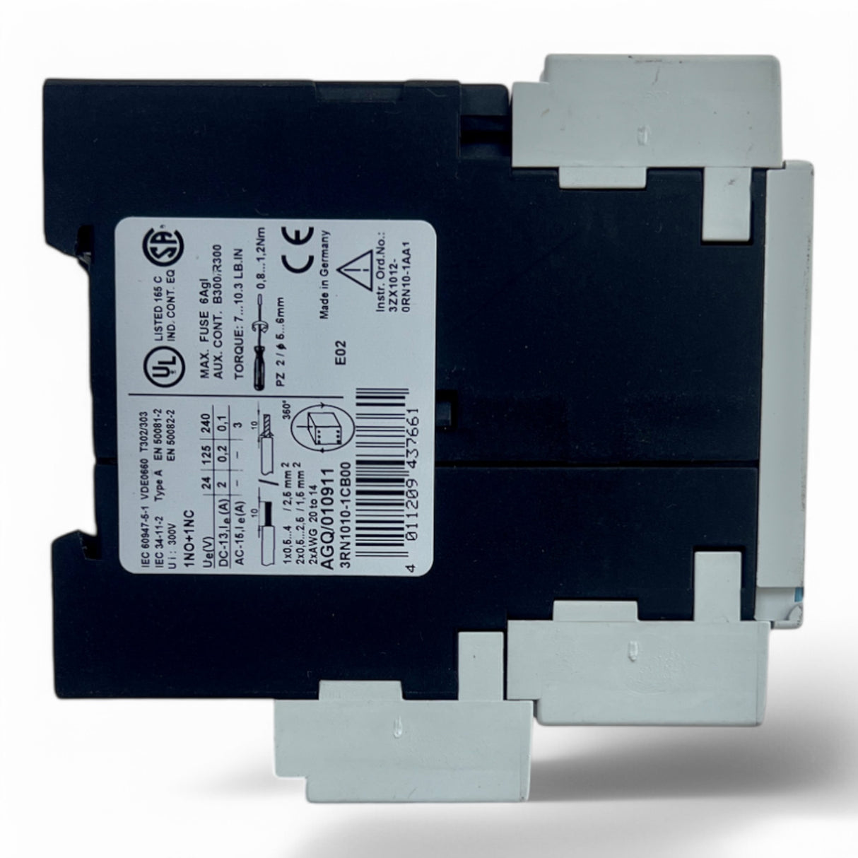 SIEMENS SIRIUS 3R Überwachungsrelais 3RN1010-1CB00