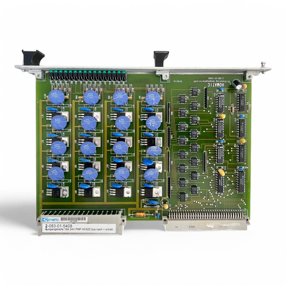 HOMAG Homatic Ausgangskarte 16A 24V PNP HC020 Art. 2-083-01-5408 Nr. H00112736 BAZ BOF (Kopie)