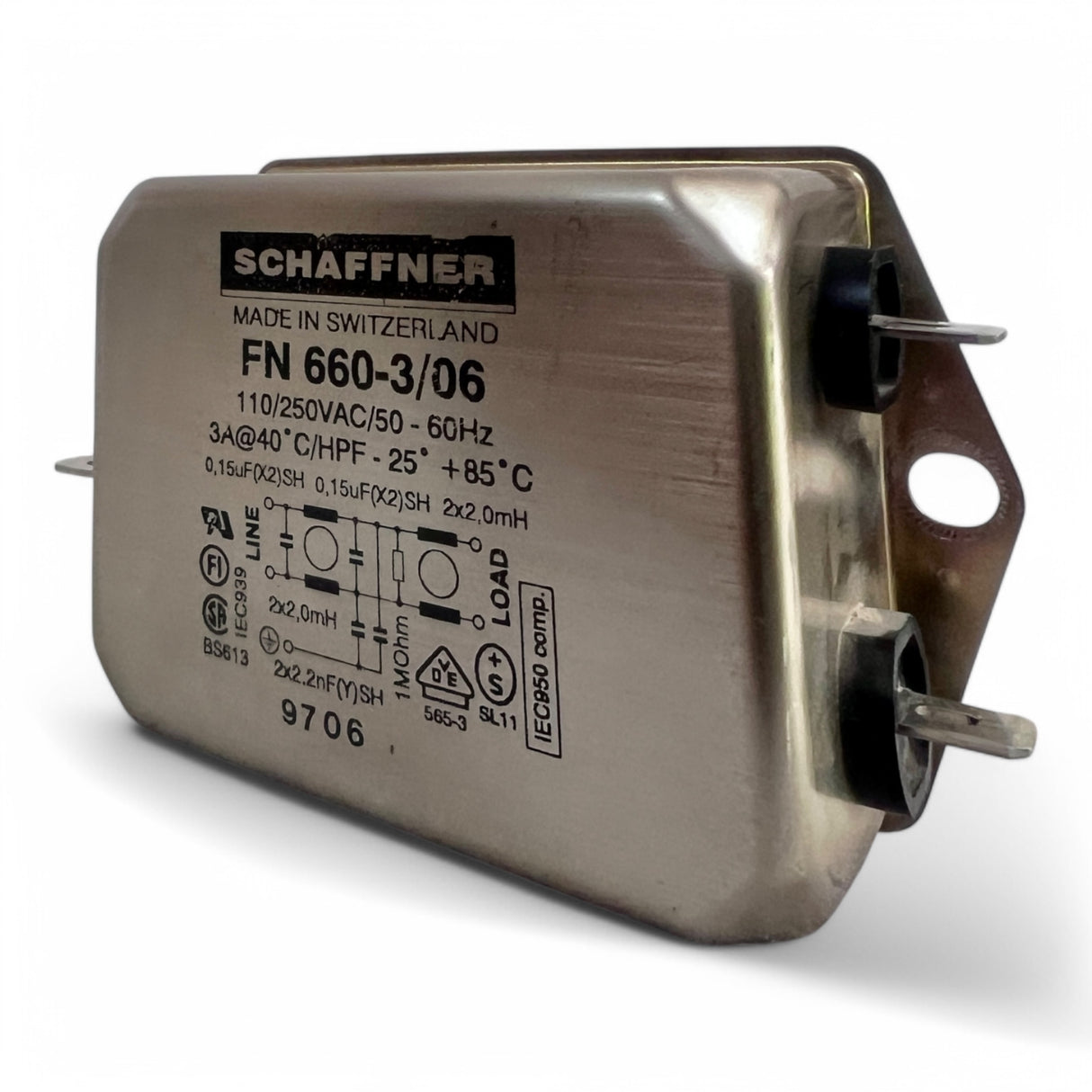 Schaffner FN 660-3/06 Entstörfilter Holzma Homag HPP HPL