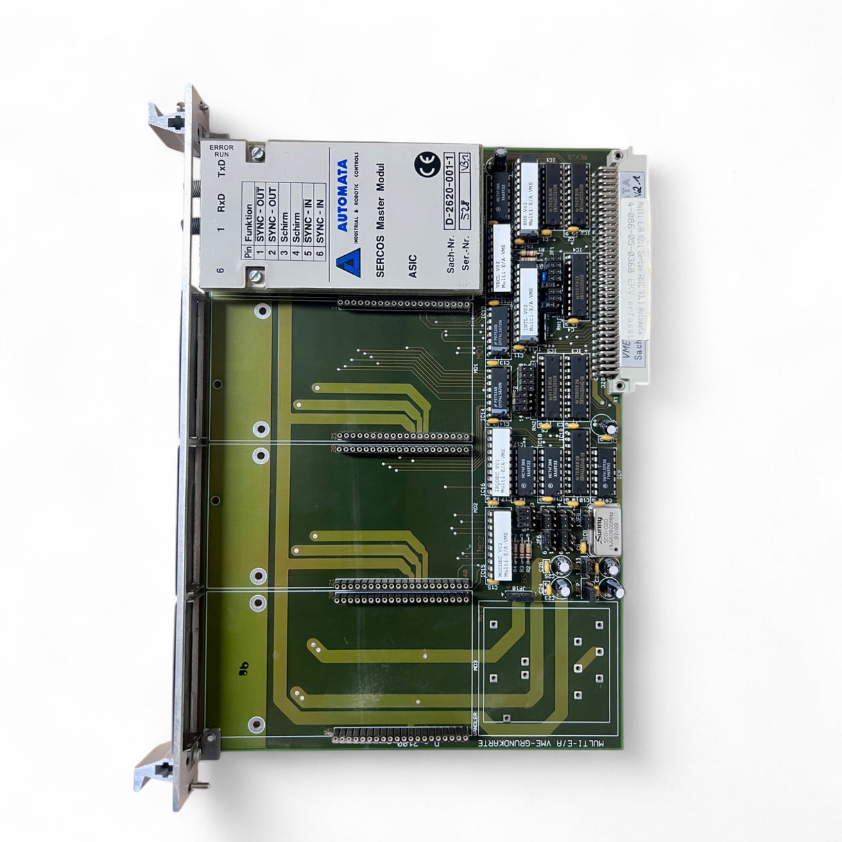 HOMAG Automata Multi EA VME SERCOS Master Modul V21 mit ASIC V31 ohne Zubehör 4086050368