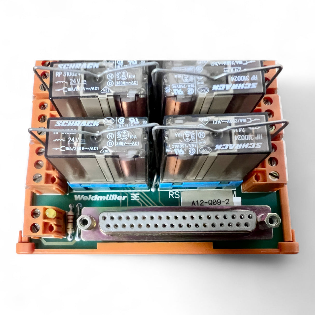 Weidmüller Relaiskarte RSM24-C NUM mit 24x SCHRACK RP310024 Relais – 24 V DC