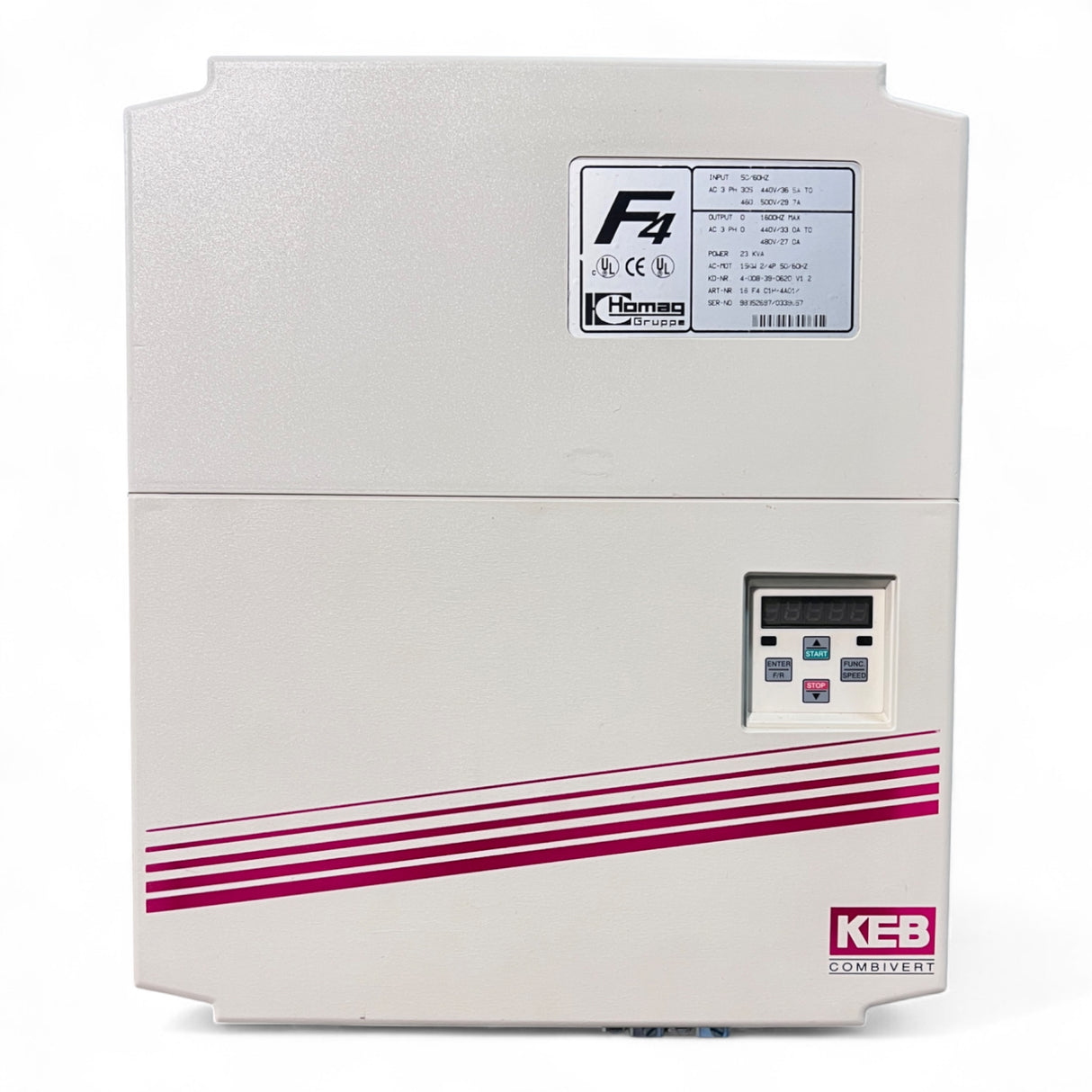 HOMAG KEB COMBIVERT F4 Frequenzumrichter 16 F4 C1H 4A01 – 15kW – Artikelnummer 4-008-39-0620