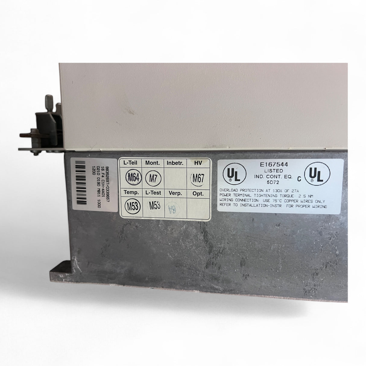 HOMAG KEB COMBIVERT F4 Frequenzumrichter 16 F4 C1H 4A01 – 15kW – Artikelnummer 4-008-39-0620