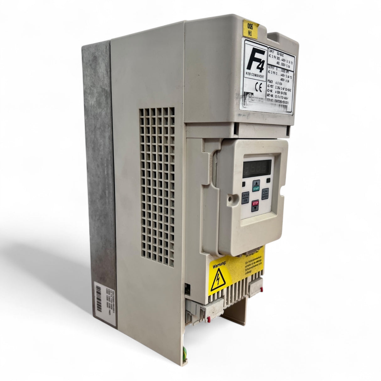 KEB COMBIVERT F4 Frequenzumrichter 10.F4.F1D-4040/Z 2.2 kW 4.0 kVA Motorleistung mit RS232-Toslink Modul