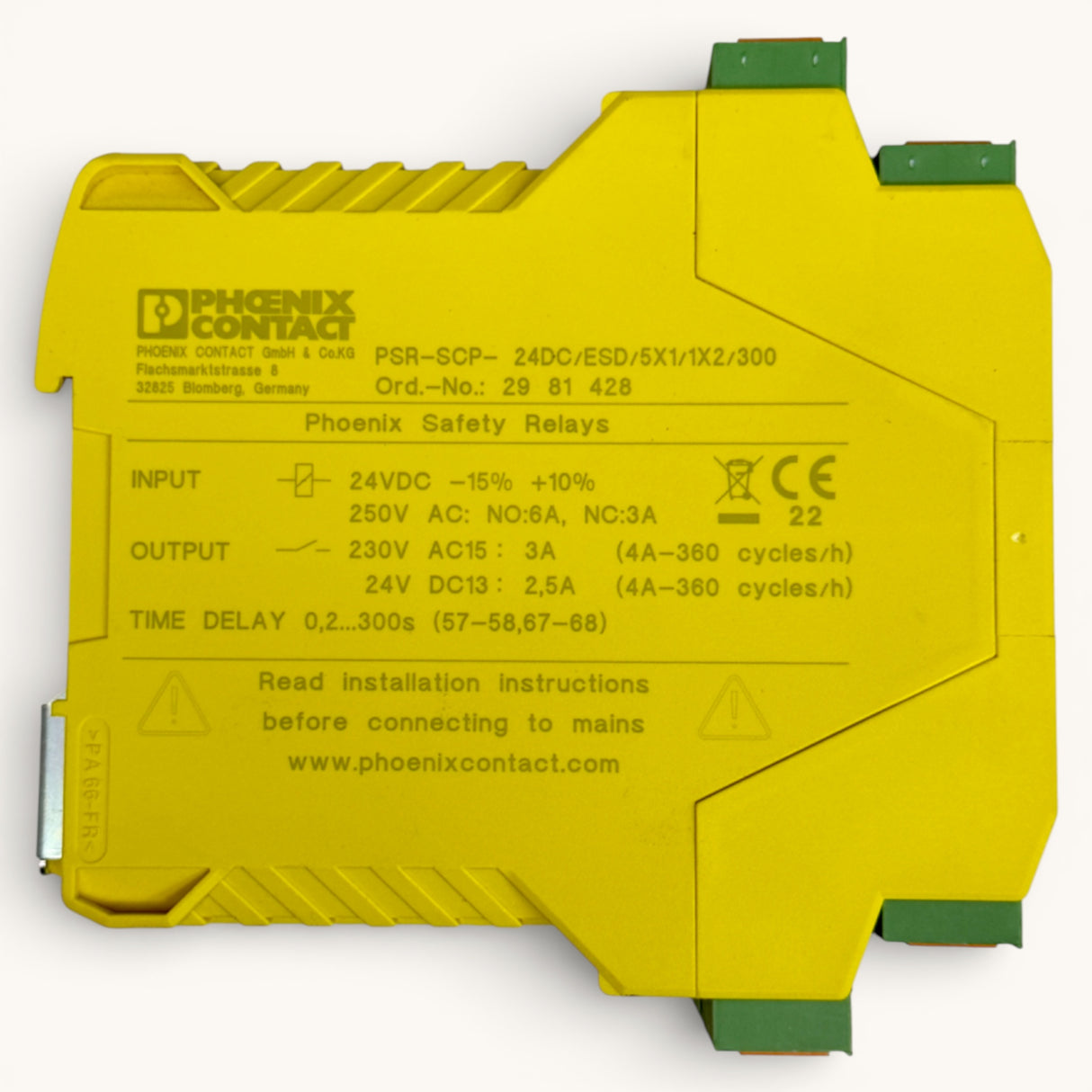 Phoenix Contact Sicherheitsrelais PSR SCP 24DC ESD 5X1 1X2 300 | Art.-Nr. 29 81 428 – Safety Relay