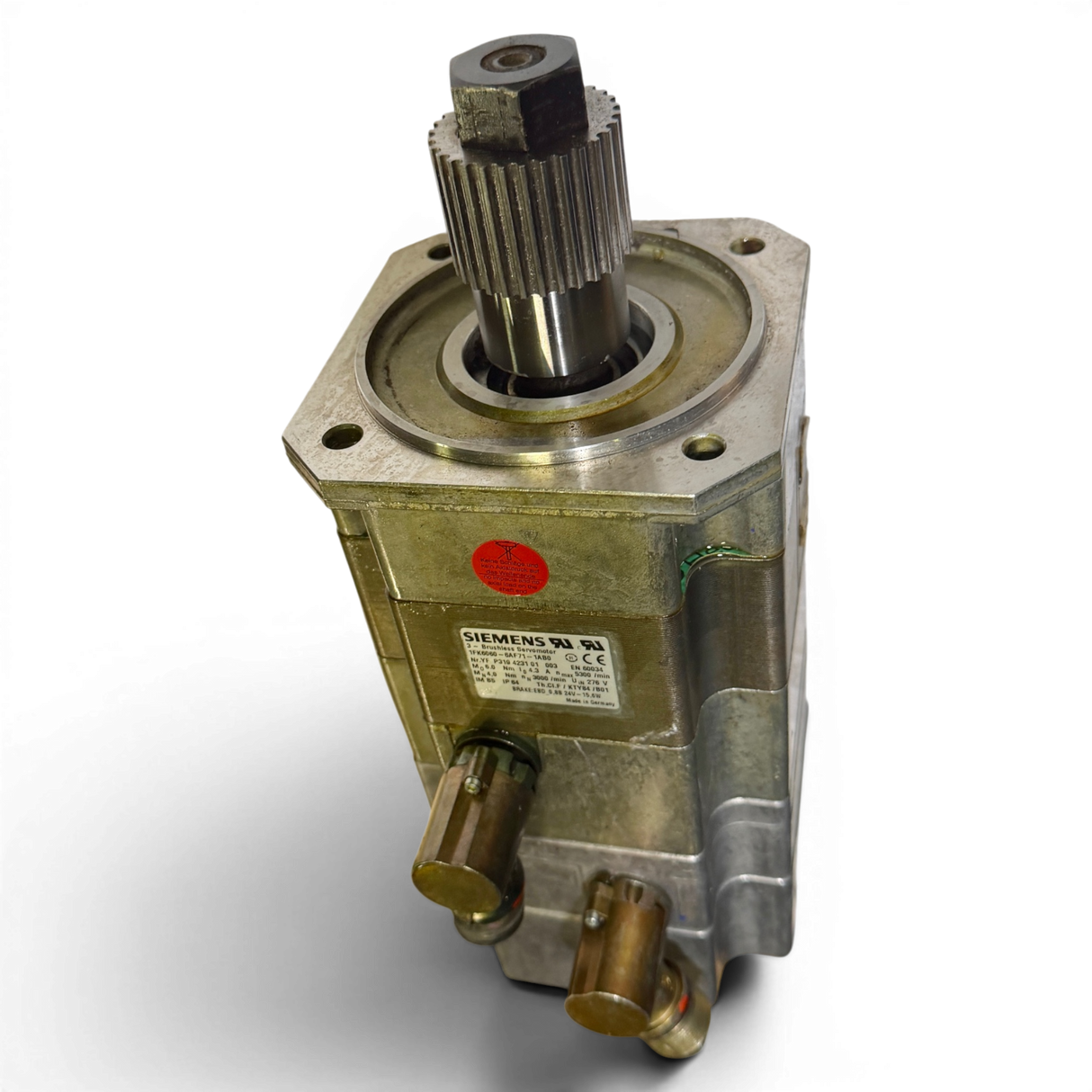 Siemens 1FK6060-6AF71-1TG0 brushless servo motor with alpha gearbox TP 010-MX1-10-050-000
