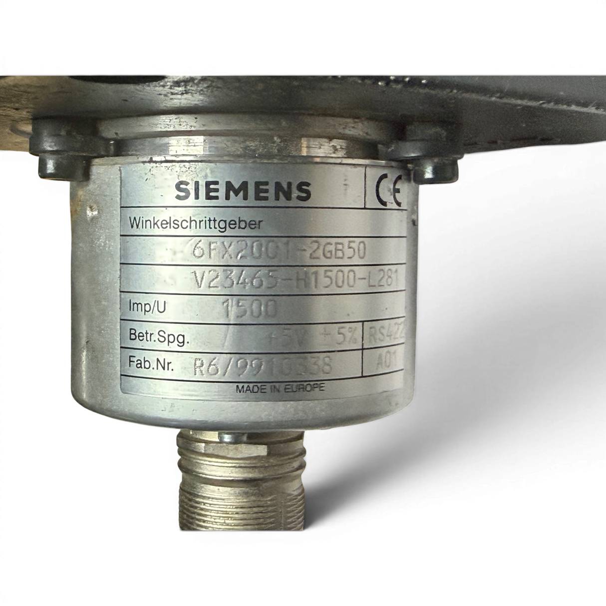 Siemens 1FT5062-1AG71-4EA0 3~ Permanent Magnet Servomotor Art.-Nr. 1FT5062-1AG71-4EA0