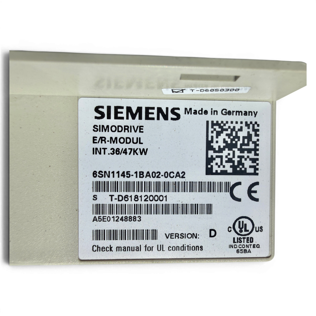 Siemens SIMODRIVE E/R-Modul 36/47 kW Version D Art.-Nr. 6SN1145-1BA02-0CA2 für IMA CNC Maschinen