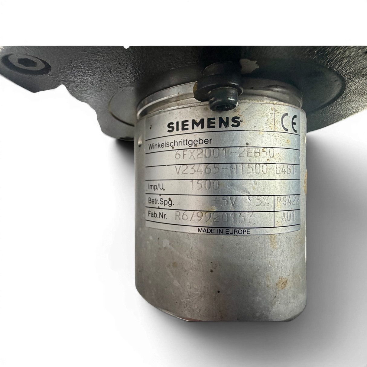 Siemens Servomotor 1FT1066-1AC71-4EA0 mit Siemens Winkelgeber 6FX2001-2EB50