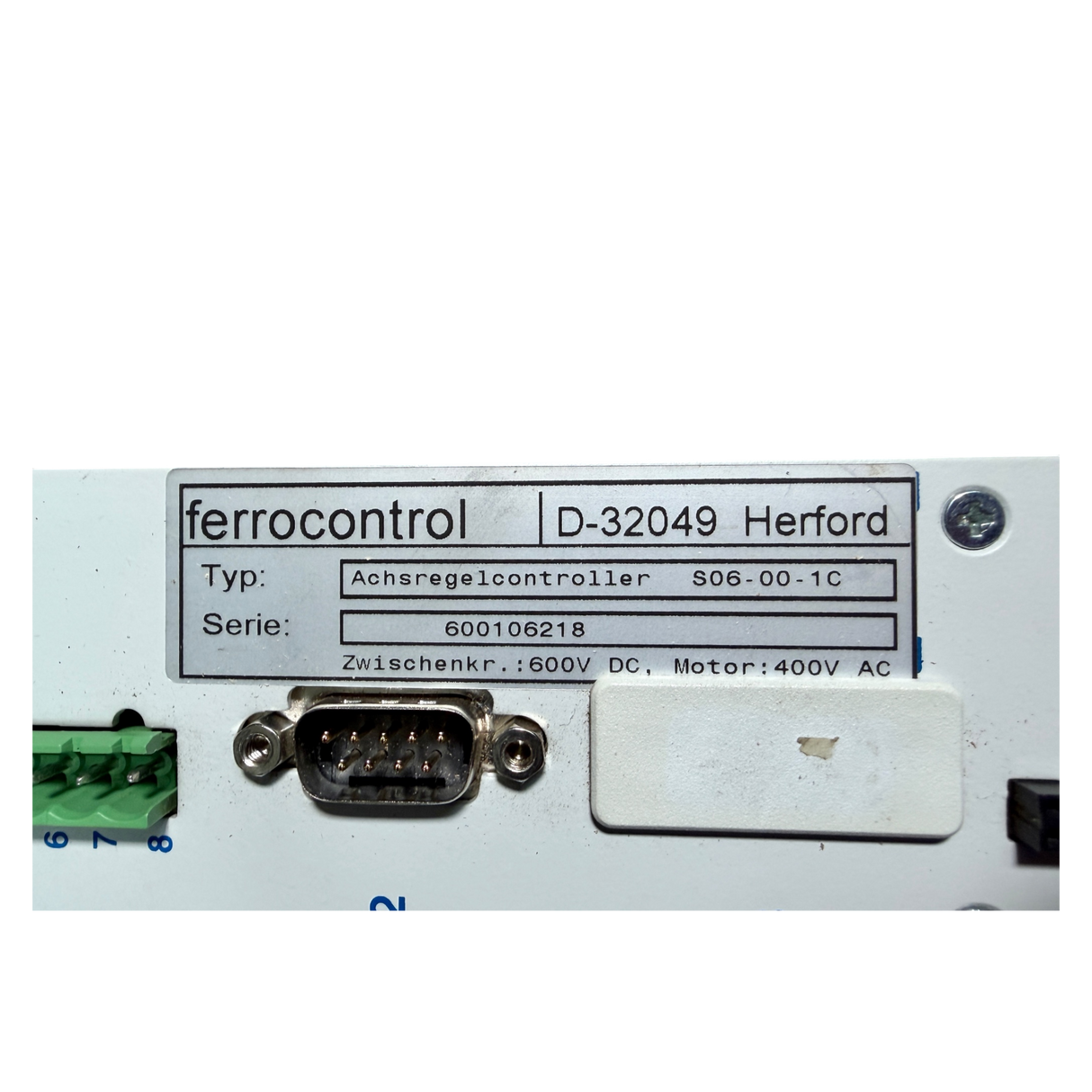Ferrocontrol Achsregelcontroller S06-00-1C – DARC Digitaler Servoregler
