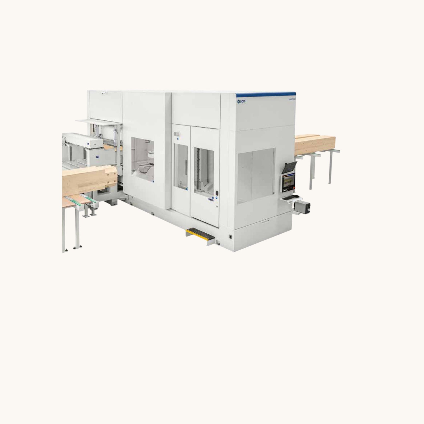 SCM oikos xl 6-Achs CNC Bearbeitungszentrum für Holzbau