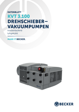 Becker VACS 0030.0020 VC+ – Kompakt-Vakuumanlage mit 2 Pumpen KVT 3.140/0-400