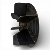 Stahl Laufrad Flügelrad Ø 250 mm Absaugung Transport Ventilator Art. Nr. 300102