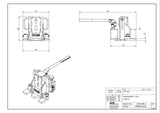Machine jack EJ60-4S 6.0 to 6000 KG Hydraulic