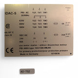 SIEMENS 4AV3400-2AB SIDAC TRANSFORMER 9210036