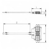 Transportfahrwerk Panzerrollen  HTS ECO-Skate I90L+S / 18t Traglast