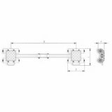 Transportfahrwerk Panzerrollen  Set HTS ECO-Skate I 120L+S / 24t Traglast