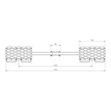 Transportfahrwerk Panzerrollen  Set HTS ECO-Skate I 150L+S / 30t Traglast