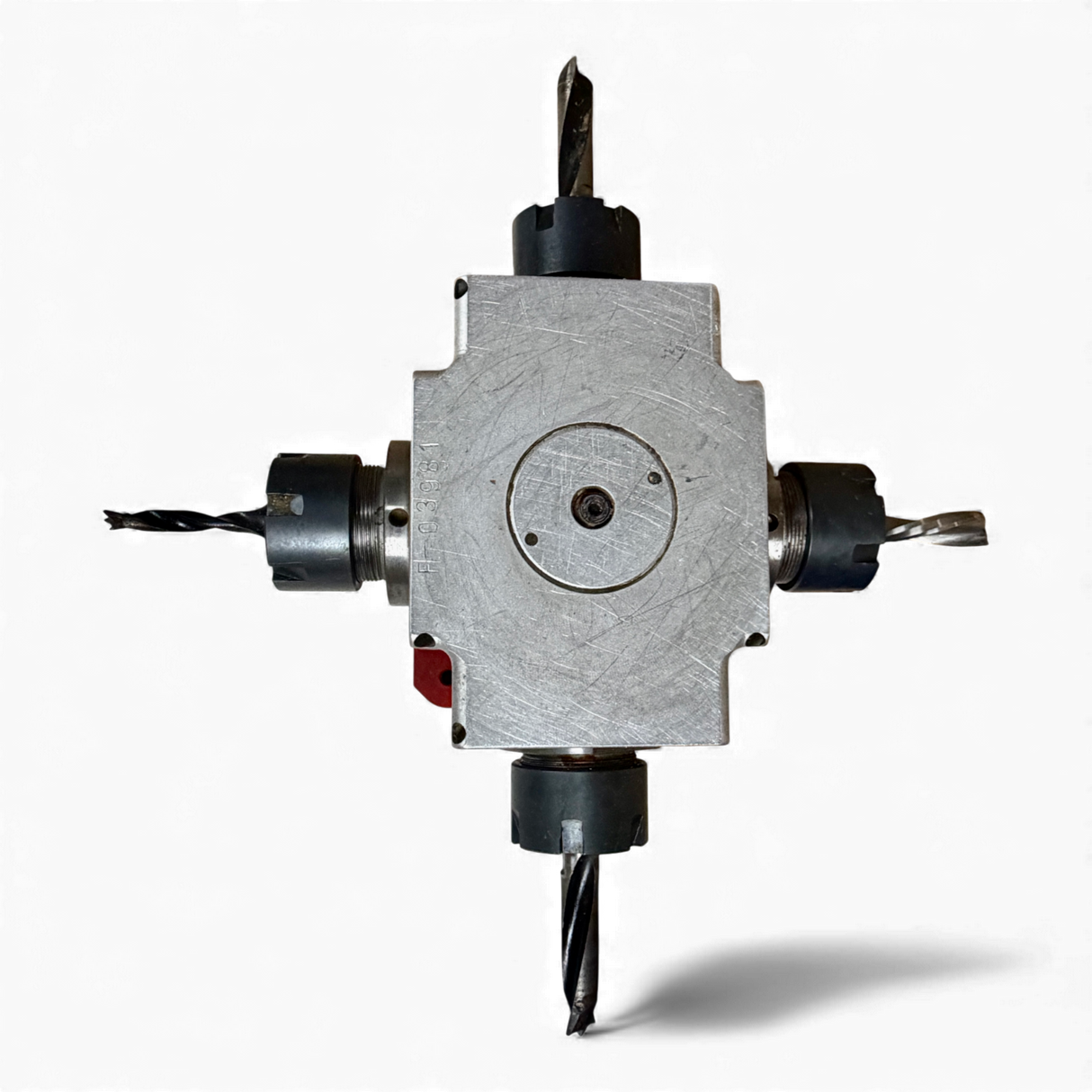 IMA ATEMAG CNC HBE Adapteraggregat Bohr und Fräsaggregat 4 Werkzeugausgänge Art Nr 147009FSQUIM5N HBE