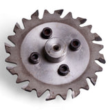 Aufnahme 85 mm Schaft 62 D=16 mit Sägeblatt 100x3,2x3,9 4NL Z=12