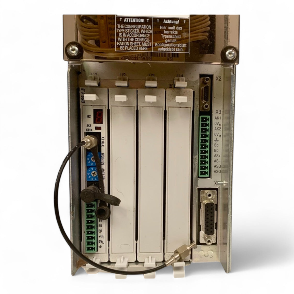 Indramat Rexroth Bosch  DDS02.1W025-DS01-02-FW Antriebssteuerung