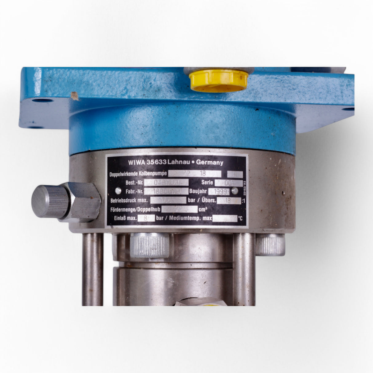 WIWA Phoenix 72.18.R Doppelwirkende Kolbenpumpe