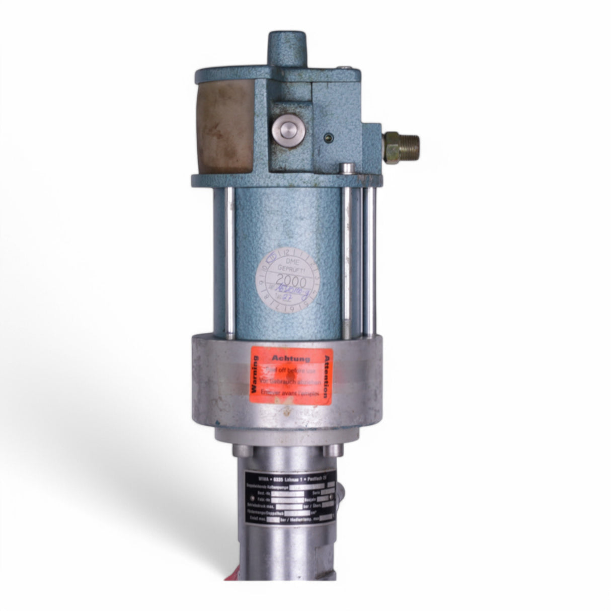 WIWA Niederdruckpumpe DA  10 1/72 0055293 Kolbenpumpe