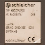 Schleicher HBG 2P 0301 Display Folientastatur Bedienfeld Handbediengerät Art Nr. HBG 2P 0301