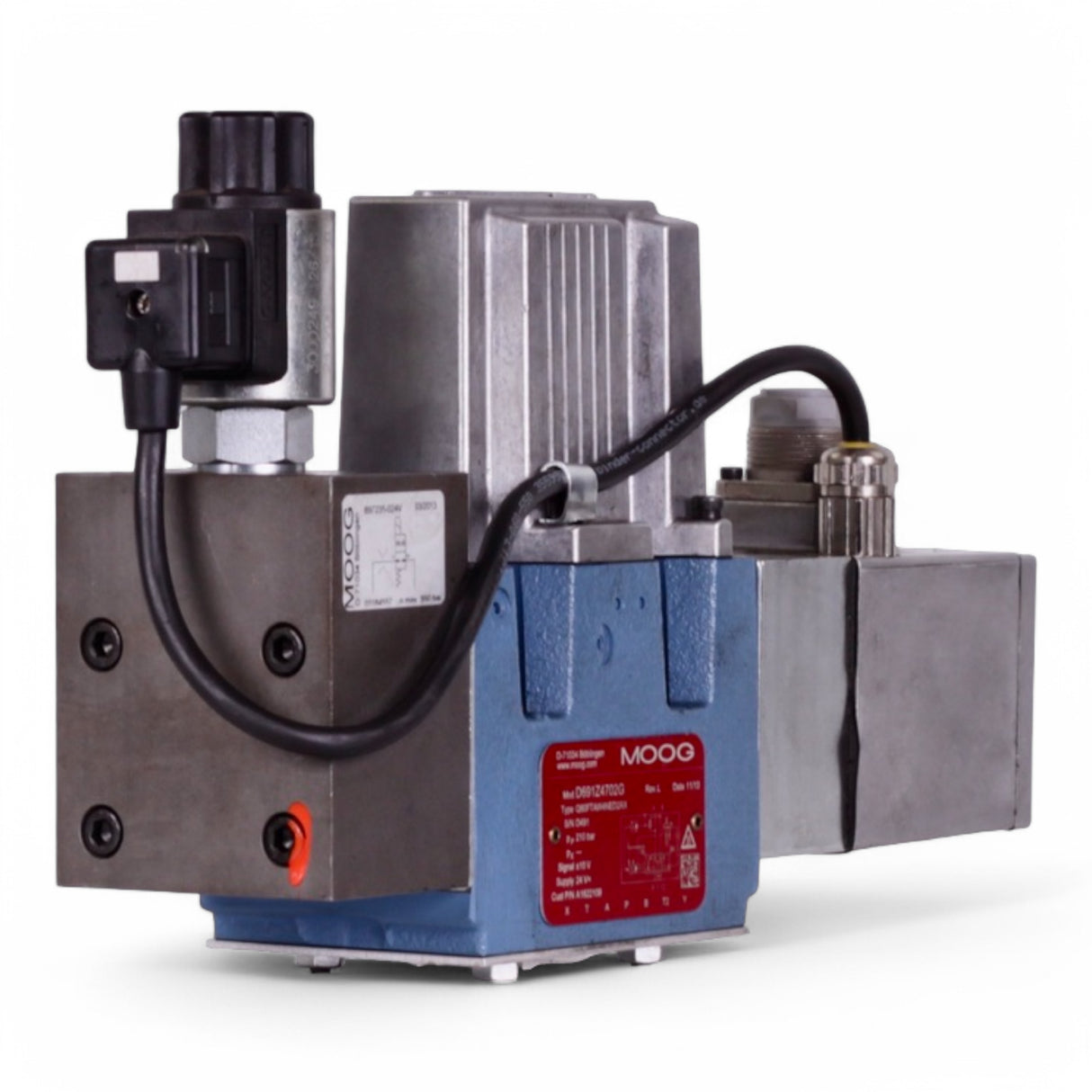 MOOG Servoventil D691Z4702G mit Vorsteuerstufe B97235-024V