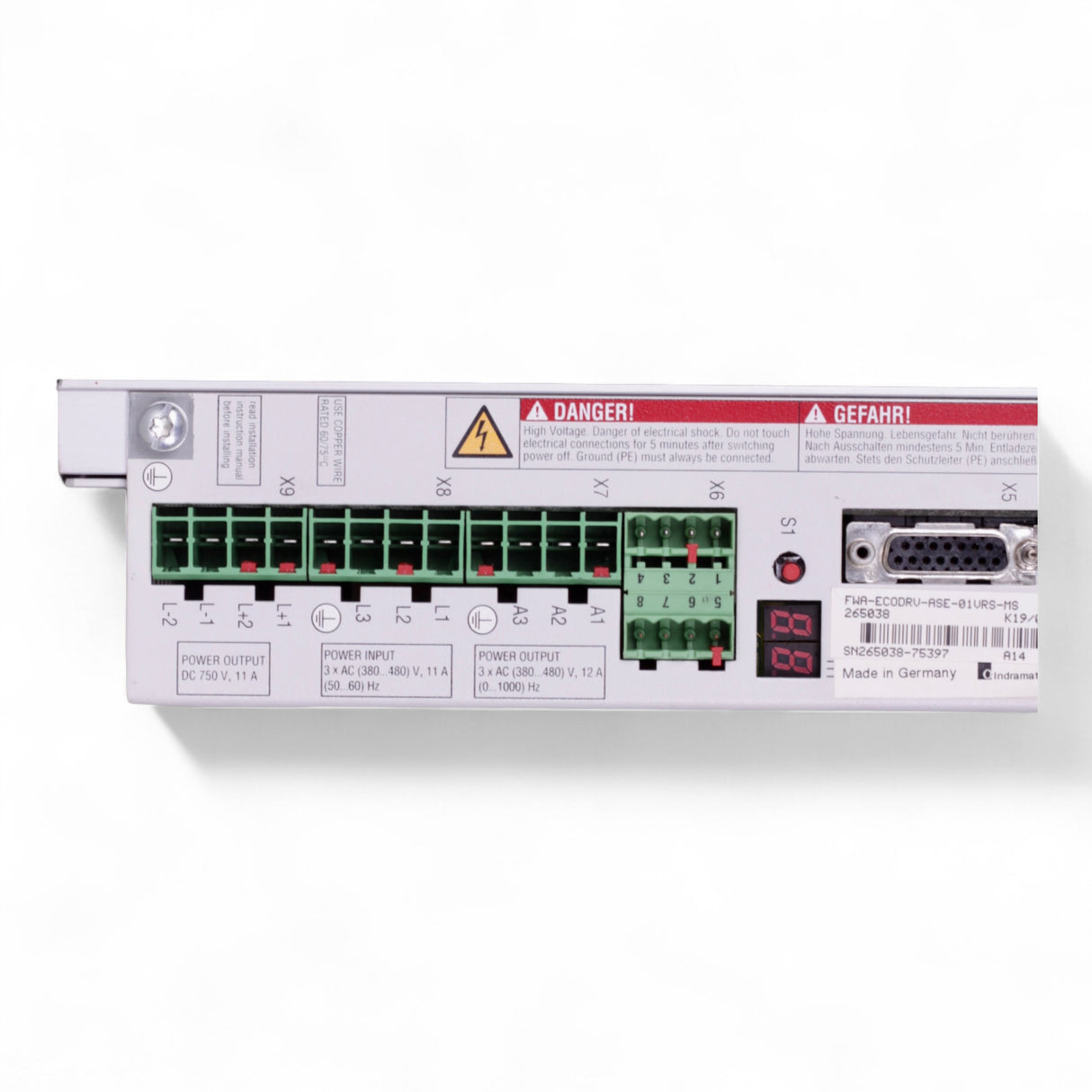 Indramat Rexroth  FWA-ECODRV-ASE-01VRS-MS 26038 DKC11 1-040-7FW
