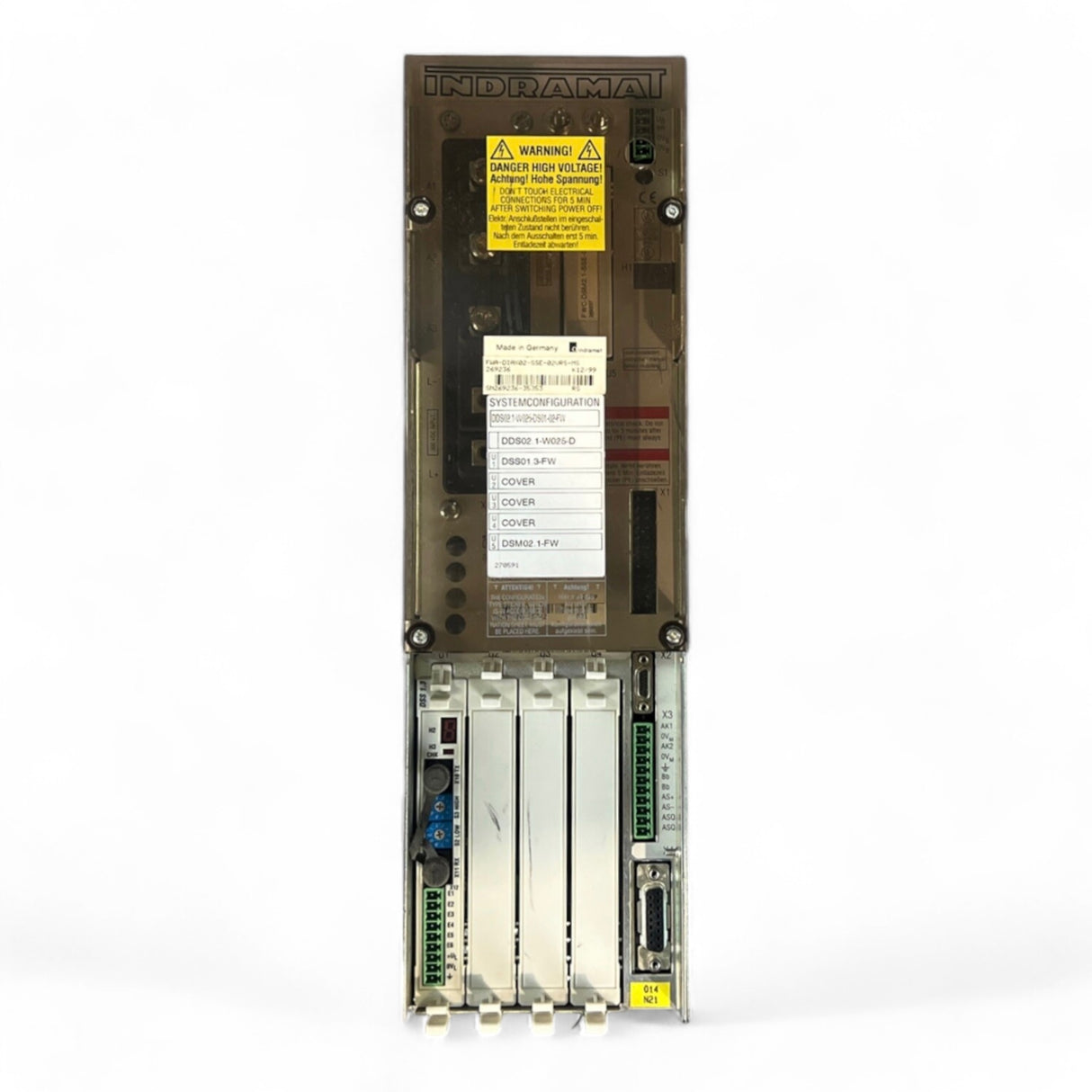 INDRAMAT Bosch Rexroth DDS02.1-W025-D DSS01 3FW  DSM02.1-FW