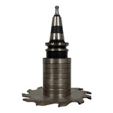 SK 30 ISO 30 Collet Chuck Milling Arbor with Steep Taper compl. with 1 Ring Set Morbidelli SCM with additional Groovers 150 mm