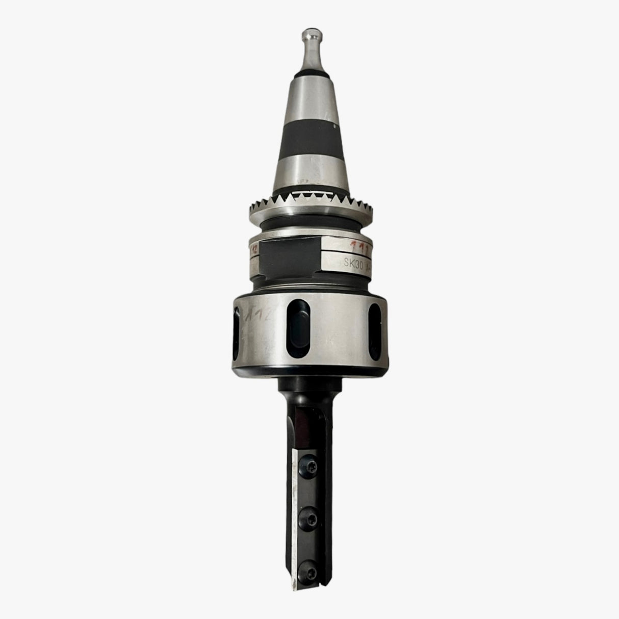 SK 30 ISO 30 Collet Chuck LEUCO with Gear Ring A=72mm with HM-WPL Router Bit D=20 mm x NL=55 mm, Z1+1 Item no. 726050-M