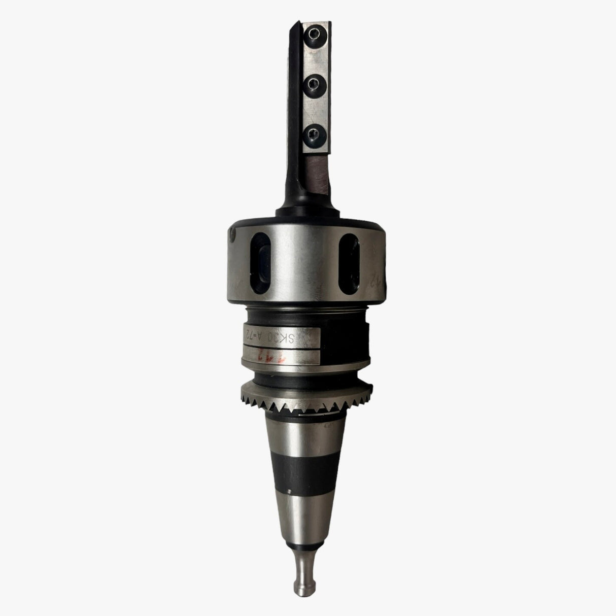 SK 30 ISO 30 Collet Chuck LEUCO with Gear Ring A=72mm with HM-WPL Router Bit D=20 mm x NL=55 mm, Z1+1 Item no. 726050-M