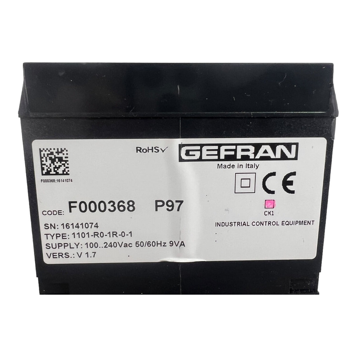 GEFRAN IMA Temperaturregler Regler  1101-R0-1R-0-1 F000368 P97 Vers. V1.7 100–240 V AC