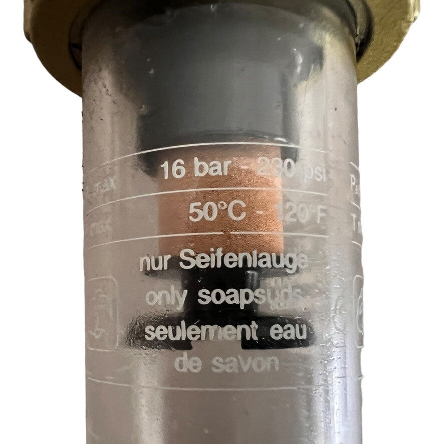 Filterregler ohne Manometer max 16 bar Bauart FD OO 1/2”
