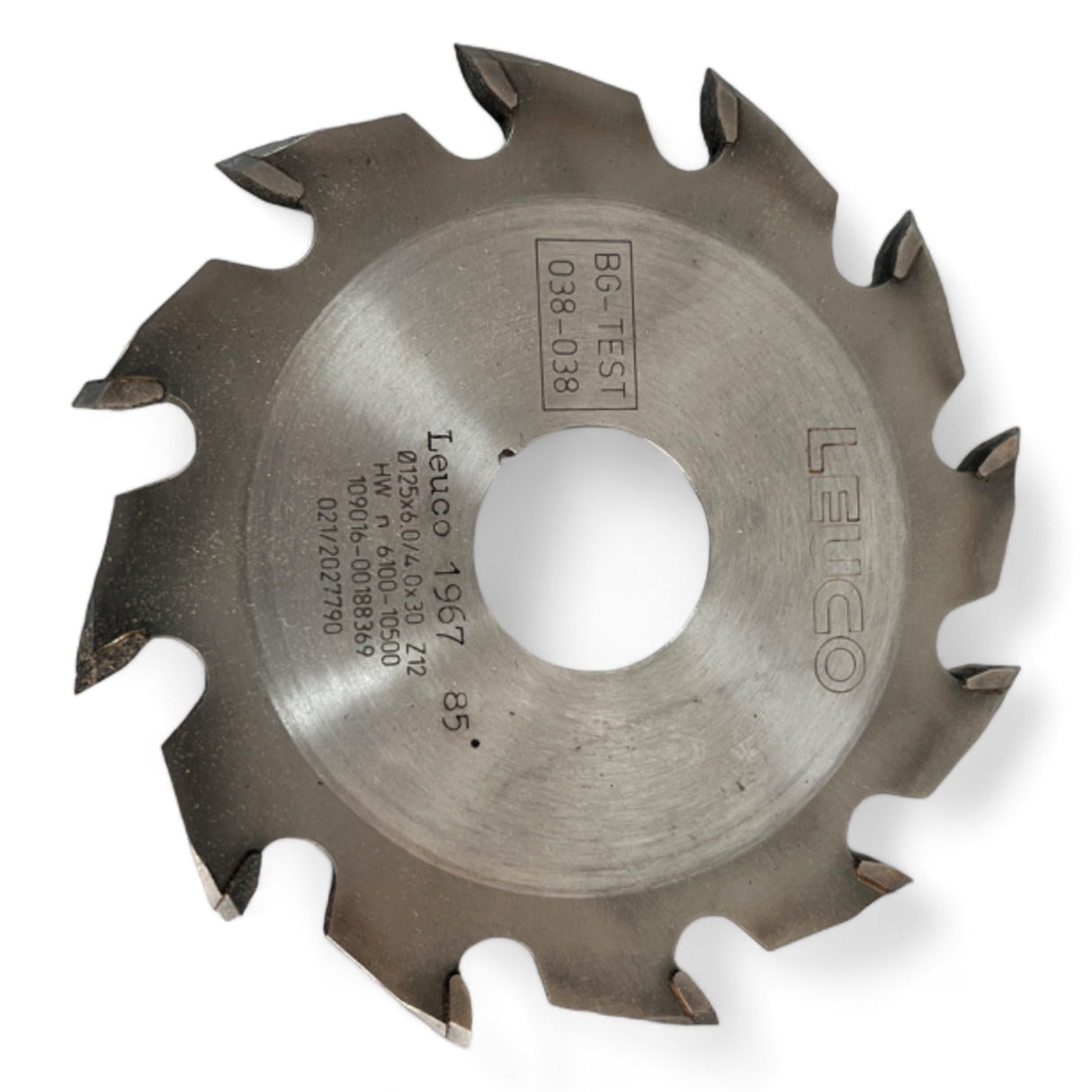LEUCO HW Grooving Cutter 125 x 6.0/4.0x30 Z12 Part no. 12560403012