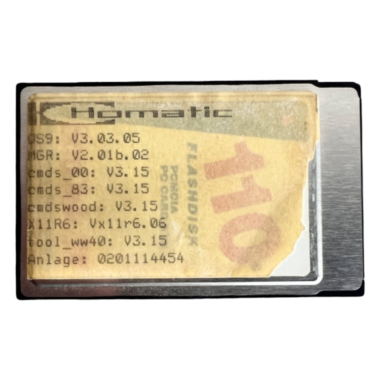 HOMAG HOMAG HOMATIC PC Card Nr. HO0057661 OS9  V3.03.05 Art.-Nr. 057661