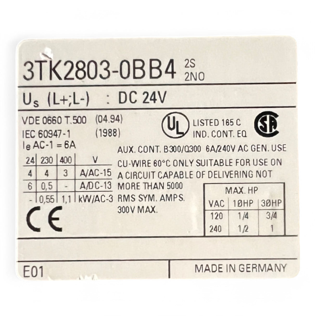 Siemens 3TK28033-0BB4 Sicherheitsschaltgerät