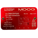 Moog MOOG  D662Z4854B Proportionalventil Art.-Nr. 662485