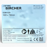 BC BIRCHER Trittschutzmatte Trittmatte Sicherheitsschaltmatte ESM-52D 1600 x 750 x 11 mm für HOMAG / IMA fabrikneu Hersteller Art.Nr. 211716/B