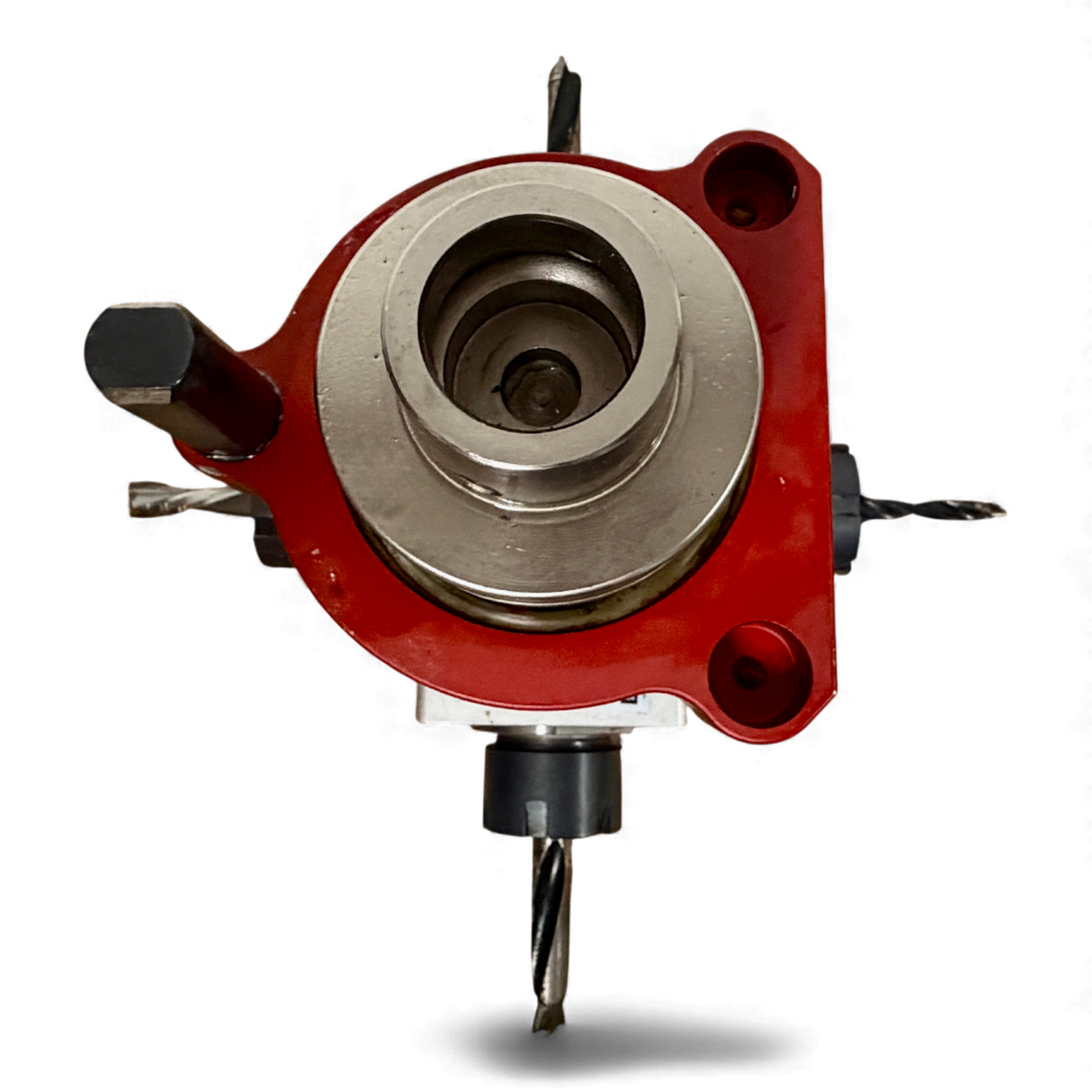 IMA ATEMAG CNC HBE Adapteraggregat Bohr und Fräsaggregat 4 Werkzeugausgänge Art Nr 147009FSQUIM5N HBE