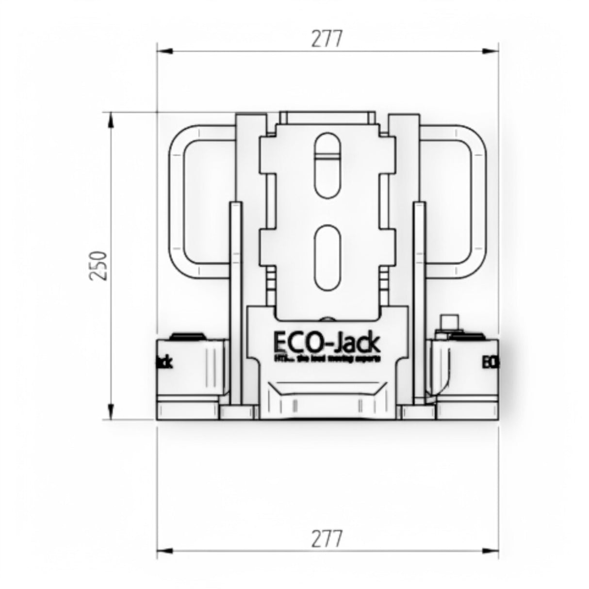 Machine jack EJ60-4S 6.0 to 6000 KG Hydraulic