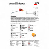 Transportfahrwerk Panzerrollen  HTS ECO-Skate I90L+S / 18t Traglast