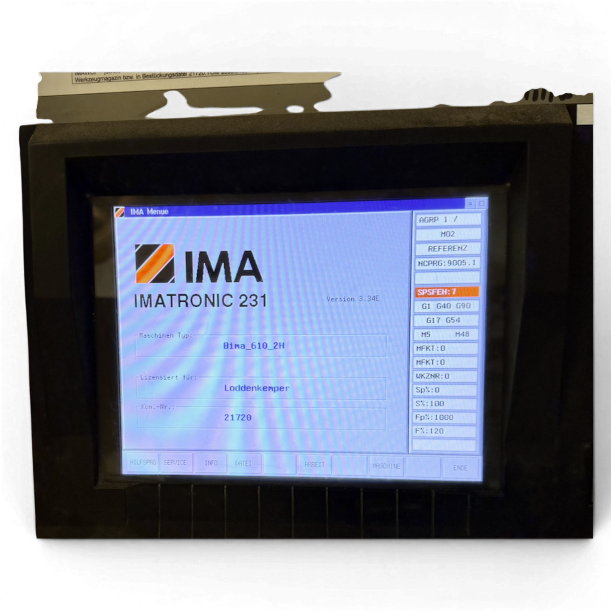 IMA BIMA 610/2H IMAWOP 6.0  HP Compaq dc7800 SFF Industrie PC Art.-Nr. HUB8080QVS
