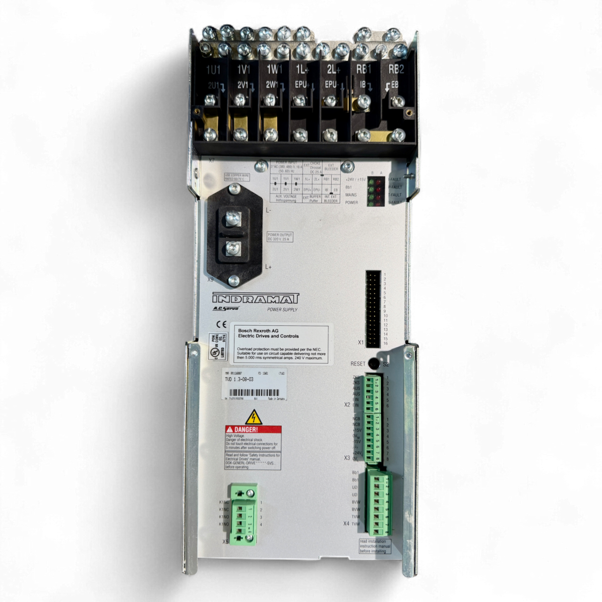 Bosch Rexroth Indramat Netzteil TVD 1.3-08-03  z.B. für HOMAG BOF BAZ 41/32 | Art.-Nr. R911268887 Power Supply Modu