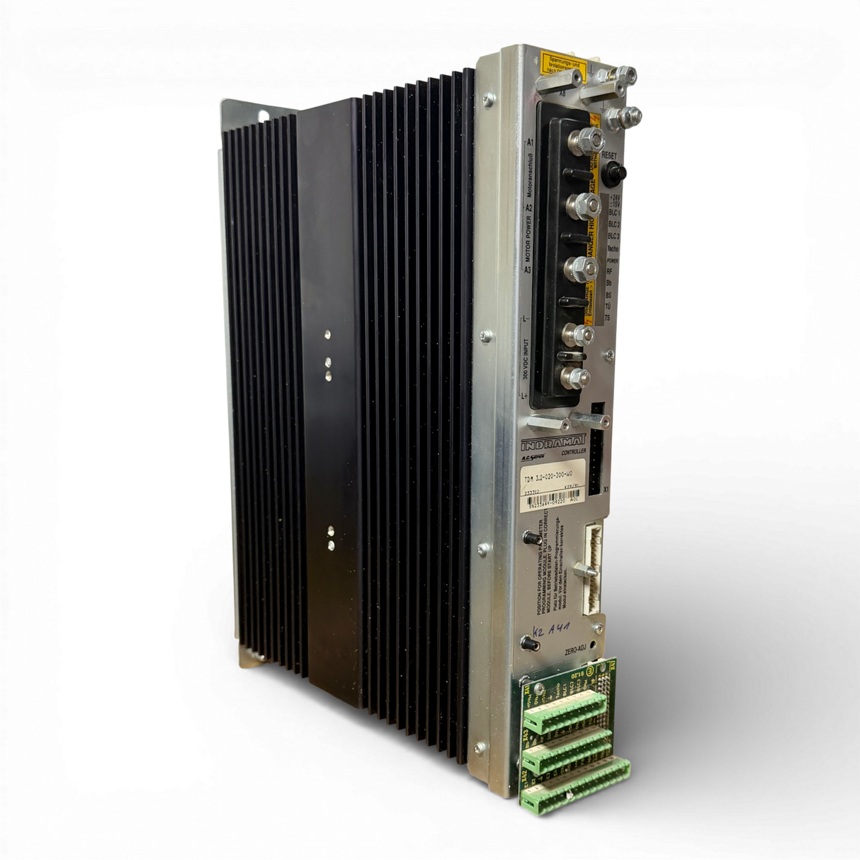 Indramat AC Servo Controller TDM 3.2 020 300 W0 Art Nr TDM 3.2 020 300 W0 (servo drive, controller) aus IMA Bearbeitungszentrum