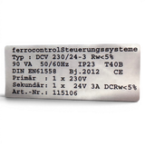 Ferrocontrol FIPC 1.7e Industrie Bedienpanel Art.-Nr. 1842 – CNC Panel PC für Priess und Horstmann CNC BAT