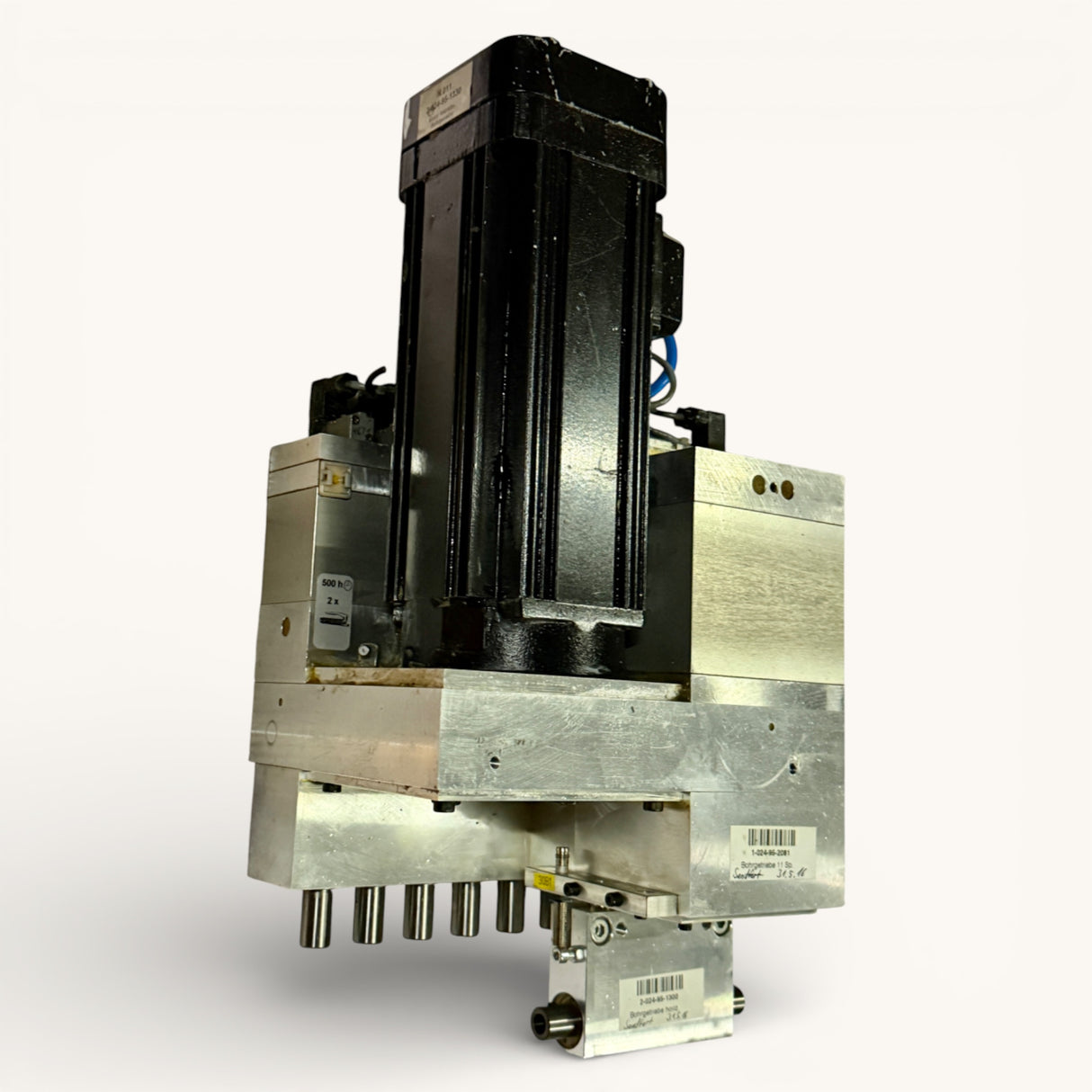HOMAG Bohrgetriebe Motor Bohraggregat BAZ BOF 11 + 1 + 1 spindelig Art.-Nr. 1-024-95-2081 / Art.-Nr. 2-024-95-1330 – WEEKE BP 155